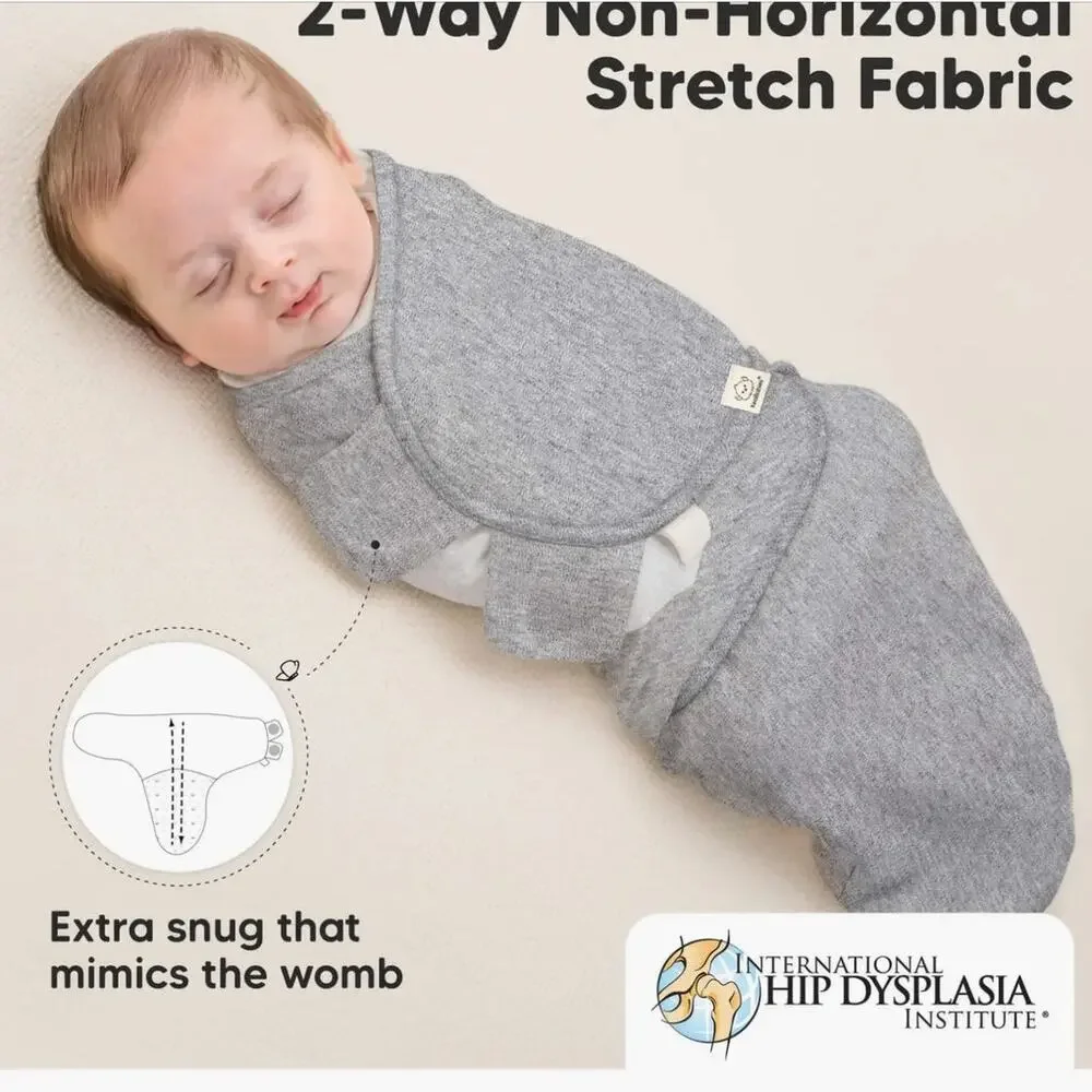 NEW* KeaBabies Angelic Blush 3-Pack Soothe Swaddle Wraps Size Small 0-3 mo.